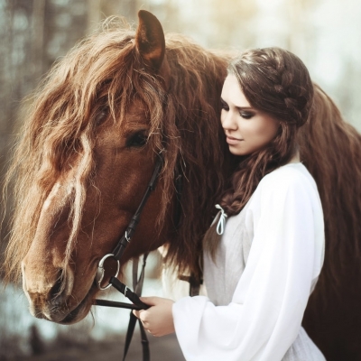 Фотосессия с лошадью летом, осенью, зимой