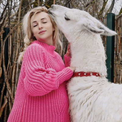 фотосессия с ламой Лама